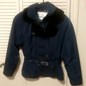 Vintage 90s Nils Resort Collection Blue Ski Jacket Size 6